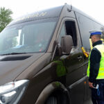 Brzegi. Akcja policji „Trzeźwy autobus” (23.04.2018) / Ewa Pociejowska-Gawęda / Radio Kielce