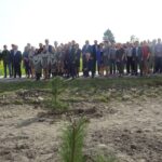 Sędziszów. Sadzenie 100 drzew na 100-lecie niepodległości / Ewa Pociejowska - Gawęda / Radio Kielce