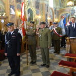 X Marsz Pamięci poświęcony partyzanckiemu oddziałowi Armii Krajowej "Spaleni". Msza w kościele pw. Apostołów Piotra i Pawła / Ewa Pociejowska-Gawęda / Radio Kielce