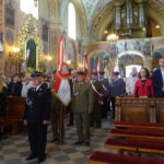 X Marsz Pamięci poświęcony partyzanckiemu oddziałowi Armii Krajowej "Spaleni". Msza w kościele pw. Apostołów Piotra i Pawła / Ewa Pociejowska-Gawęda / Radio Kielce