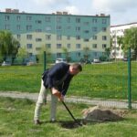 Jędrzejów. Sadzenie drzew. Akcja Zielony Jędrzejów / Ewa Pociejowska - Gawęda / Radio Kielce