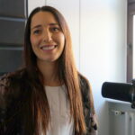 Agata Steczkowska w studiu Radia Kielce / Kamil Król / Radio Kielce