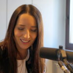 Agata Steczkowska w studiu Radia Kielce / Kamil Król / Radio Kielce