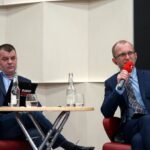 Studio Polityczne. Na zdjęciu: Radosław Podsiadły i Bartłomiej Zapała / Karol Żak / Radio Kielce