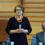 Suchedniów. Spotkanie ws. budowy przejścia i tunelu dla pojazdów. Maria Zuba – posłanka PiS / Michał Kita / Radio Kielce