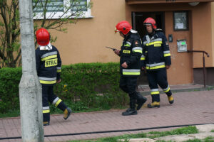 Pożar w jednym z mieszkań przy ulicy Marszałkowskiej w Kielcach / Monika Miller / Radio Kielce