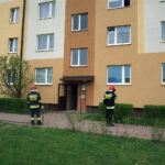 Pożar w jednym z mieszkań przy ulicy Marszałkowskiej w Kielcach / Monika Miller / Radio Kielce