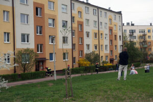 Pożar w jednym z mieszkań przy ulicy Marszałkowskiej w Kielcach / Monika Miller / Radio Kielce