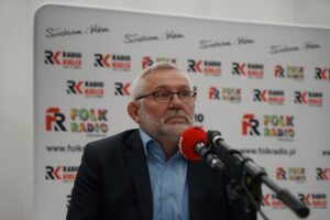 Studio Polityczne. Na zdjęciu: Lucjan Pietrzczyk - PO / Karol Żak / Radio Kielce