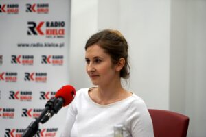 Studio Polityczne. Na zdjęciu: Kamila Wojda - Nowoczesna / Karol Żak / Radio Kielce