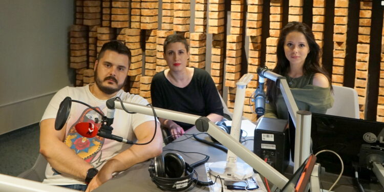 Pokolenie M, od lewej: Wojciech Grabowski, Katarzyna Prędotka, Monika Miller / Kamil Król / Radio Kielce