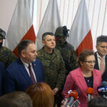 Konferencja prasowa dotycząca przygotowania Wojsk Obrony Terytorialnej w województwie świętokrzyskim / Marcin Różyc / Radio Kielce