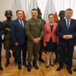 Konferencja prasowa dotycząca przygotowania Wojsk Obrony Terytorialnej w województwie świętokrzyskim / Marcin Różyc / Radio Kielce