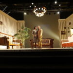 18.04.2018 Kielce. Teatr im. Stefana Żeromskiego. Próba spektaklu "Prędko, prędko...". Magda Grąziowska i Łukasz Pruchniewicz / Katarzyna Prędotka / Radio Kielce