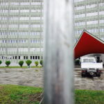 26.04.2018 Kielce. Rozpoczął się remont przed Świętokrzyskim Urzędem Wojewódzkim / Jarosław Kubalski / Radio Kielce