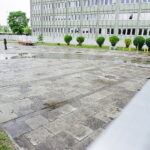 26.04.2018 Kielce. Rozpoczął się remont przed Świętokrzyskim Urzędem Wojewódzkim / Jarosław Kubalski / Radio Kielce