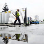 26.04.2018 Kielce. Rozpoczął się remont przed Świętokrzyskim Urzędem Wojewódzkim / Jarosław Kubalski / Radio Kielce