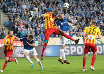 Mecz Lech Poznań - Korona Kielce / Krzysztof Bujnowicz / Radio Kielce