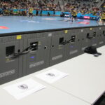 Rewanż 1/8 finału LM: Rhein Neckar Loewen - PGE Vive Kielce. Puste miejsca komentatorów Radia Kielce / Krzysztof Bujnowicz / Radio Kielce