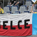 Rewanż 1/8 finału LM: Rhein Neckar Loewen - PGE Vive Kielce. Samotny kibic z Kielc / Krzysztof Bujnowicz / Radio Kielce