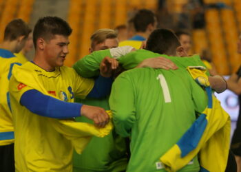 Mecz o 3. miejsce MP juniorów młodszych: Vive Tauron Kielce - Unia Lublin / Kamil Król / Radio Kielce