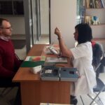 Kielce. Bezpłatne badania przed urzędem marszałkowskim / Iwona Murawska / Radio Kielce