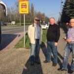 Wyjazd z Sandomierza 50-osobowej grupy osób na uroczystości do Warszawy z okazji 8 rocznicy katastrofy smoleńskiej / Grażyna Szlęzak-Wójcik / Radio Kielce