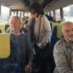 Wyjazd z Sandomierza 50-osobowej grupy osób na uroczystości do Warszawy z okazji 8 rocznicy katastrofy smoleńskiej / Grażyna Szlęzak-Wójcik / Radio Kielce