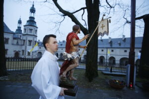 01.04.2018 Kielce. Katedra. Procesja i msza rezurekcyjna / Jarosław Kubalski / Radio Kielce