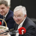 02.04.2018 Studio Polityczne w Radiu Kielce. Poseł PiS Krzysztof Lipiec / Jarosław Kubalski / Radio Kielce