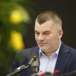 02.04.2018 Studio Polityczne w Radiu Kielce. Prowadzący audycje Radosław Podsiadły / Jarosław Kubalski / Radio Kielce