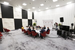 02.04.2018 Studio Polityczne w Radiu Kielce / Jarosław Kubalski / Radio Kielce