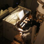 06.04.2018 Kielce. Kościół pw. Świętej Trójcy. Międzynarodowy Festiwal Muzyki Organowej i Sakralnej „Anima Mundi”. Gra Els Biesemans / Jarosław Kubalski / Radio Kielce