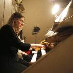 06.04.2018 Kielce. Kościół pw. Świętej Trójcy. Międzynarodowy Festiwal Muzyki Organowej i Sakralnej „Anima Mundi”. Gra Els Biesemans / Jarosław Kubalski / Radio Kielce