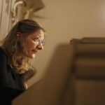 06.04.2018 Kielce. Kościół pw. Świętej Trójcy. Międzynarodowy Festiwal Muzyki Organowej i Sakralnej „Anima Mundi”. Gra Els Biesemans / Jarosław Kubalski / Radio Kielce