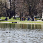 08..04.2018 Kielce. Wiosna. Spacer w parku / Jarosław Kubalski / Radio Kielce