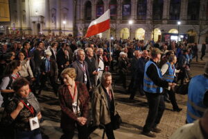 10.04.2018 Warszawa. Marsz Pamięci w rocznicę katastrofy smoleńskiej / Jarosław Kubalski / Radio Kielce