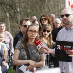 11.04.2018 Kielce. Program Interwencja Radia Kielce. Mieszkańcy nie chcą budowy ulicy dojazdowej do centrum usługowo - handlowego wzdłuż Doliny SIlnicy i ulicy Sabinówek / Jarosław Kubalski / Radio Kielce