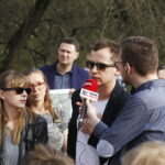 11.04.2018 Kielce. Program Interwencja Radia Kielce. Mieszkańcy nie chcą budowy ulicy dojazdowej do centrum usługowo - handlowego wzdłuż Doliny SIlnicy i ulicy Sabinówek / Radio Kielce