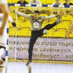 11.04.201811.04.2018 Kielce. Piłka ręczna. Puchar Polski. Mecz PGE Vive Kielce - Górnik Zabrze. Sławomir Szmal / Jarosław Kubalski / Radio Kielce