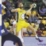 11.04.201811.04.2018 Kielce. Piłka ręczna. Puchar Polski. Mecz PGE Vive Kielce - Górnik Zabrze. Blaz Janc / Jarosław Kubalski / Radio Kielce