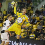 11.04.201811.04.2018 Kielce. Piłka ręczna. Puchar Polski. Mecz PGE Vive Kielce - Górnik Zabrze. Manuel Strlek / Jarosław Kubalski / Radio Kielce