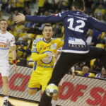 11.04.201811.04.2018 Kielce. Piłka ręczna. Puchar Polski. Mecz PGE Vive Kielce - Górnik Zabrze. Manuel Strlek / Jarosław Kubalski / Radio Kielce