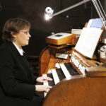 13.04.2018 Kielce. Międzynarodowy Festiwal Muzyki Organowej i Sakralnej Anima Mundi. Koncert organowy w katedrze. Gra Caroline Shuster Fournier / Jarosław Kubalski / Radio Kielce