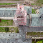 16.04.2018 Kielce. Karczówka. Klasztor. remont wieży / Jarosław Kubalski / Radio Kielce