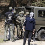 18.04.2018 Kielce. Szkolenie dla korespondentów wojennych / Jarosław Kubalski / Radio Kielce