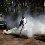 18.04.2018 Kielce. Szkolenie dla korespondentów wojennych / Jarosław Kubalski / Radio Kielce