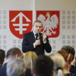 21.04.2018 Jędrzejów. Minister Kultury i Dziedzictwa Narodowego Piotr Gliński spotkał się z mieszkańcami / Jarosław Kubalski / Radio Kielce