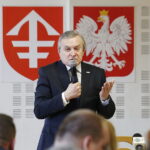 21.04.2018 Jędrzejów. Minister Kultury i Dziedzictwa Narodowego Piotr Gliński spotkał się z mieszkańcami / Jarosław Kubalski / Radio Kielce