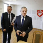 21.04.2018 Jędrzejów. Minister Kultury i Dziedzictwa Narodowego Piotr Gliński spotkał się z mieszkańcami / Jarosław Kubalski / Radio Kielce